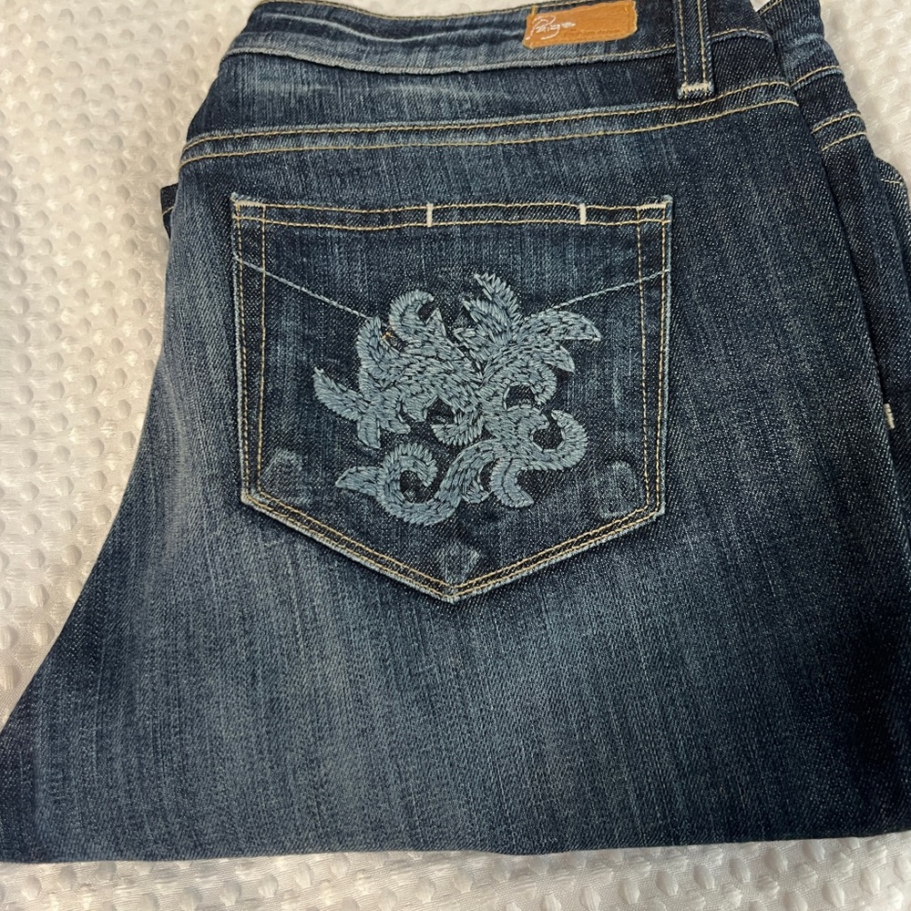 PAIGE Indigo Straight Jeans
